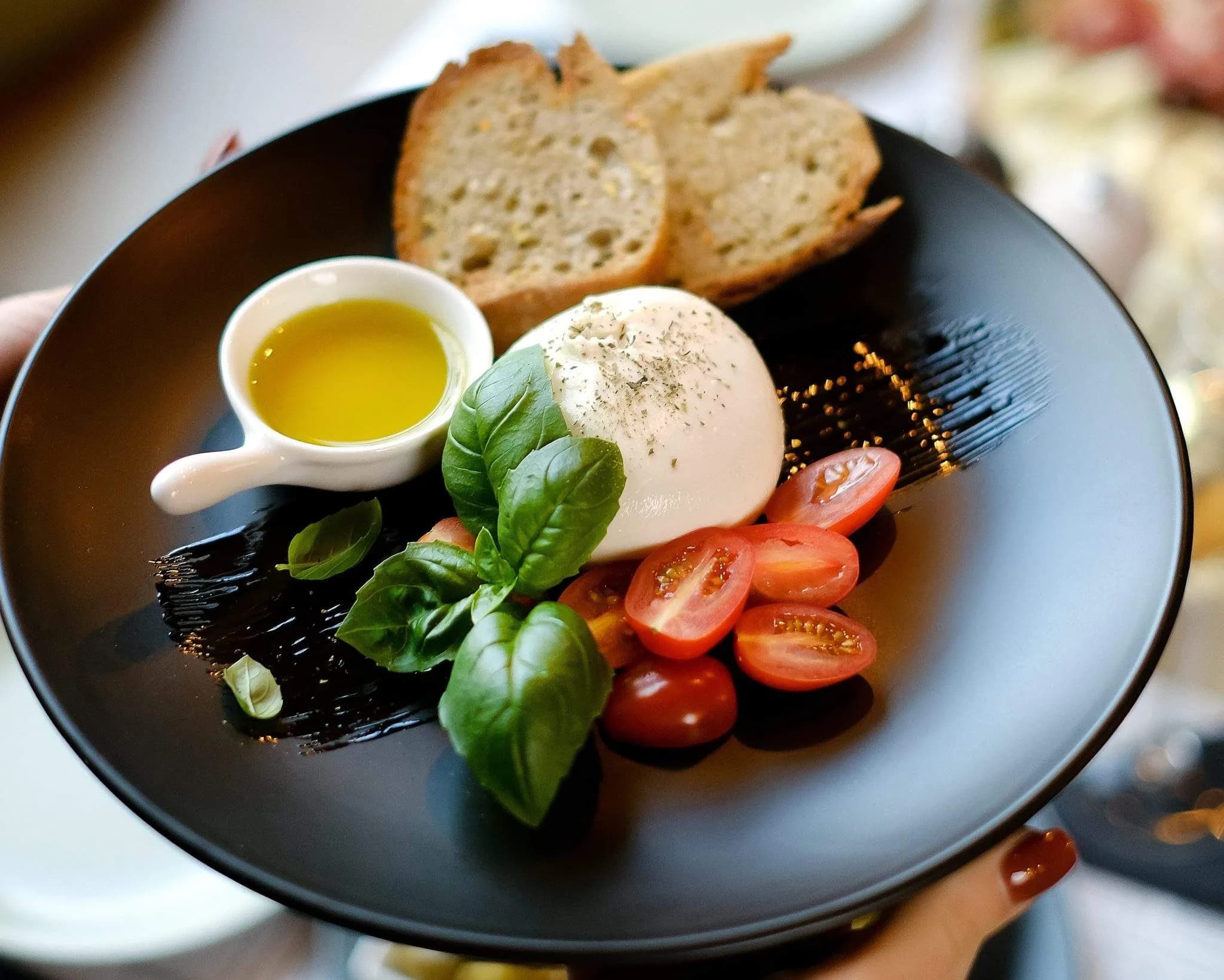 Caprese con burrata