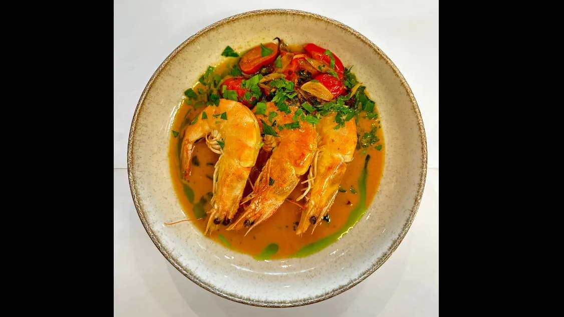 Krewetki Królewskie w maślanej emulsji