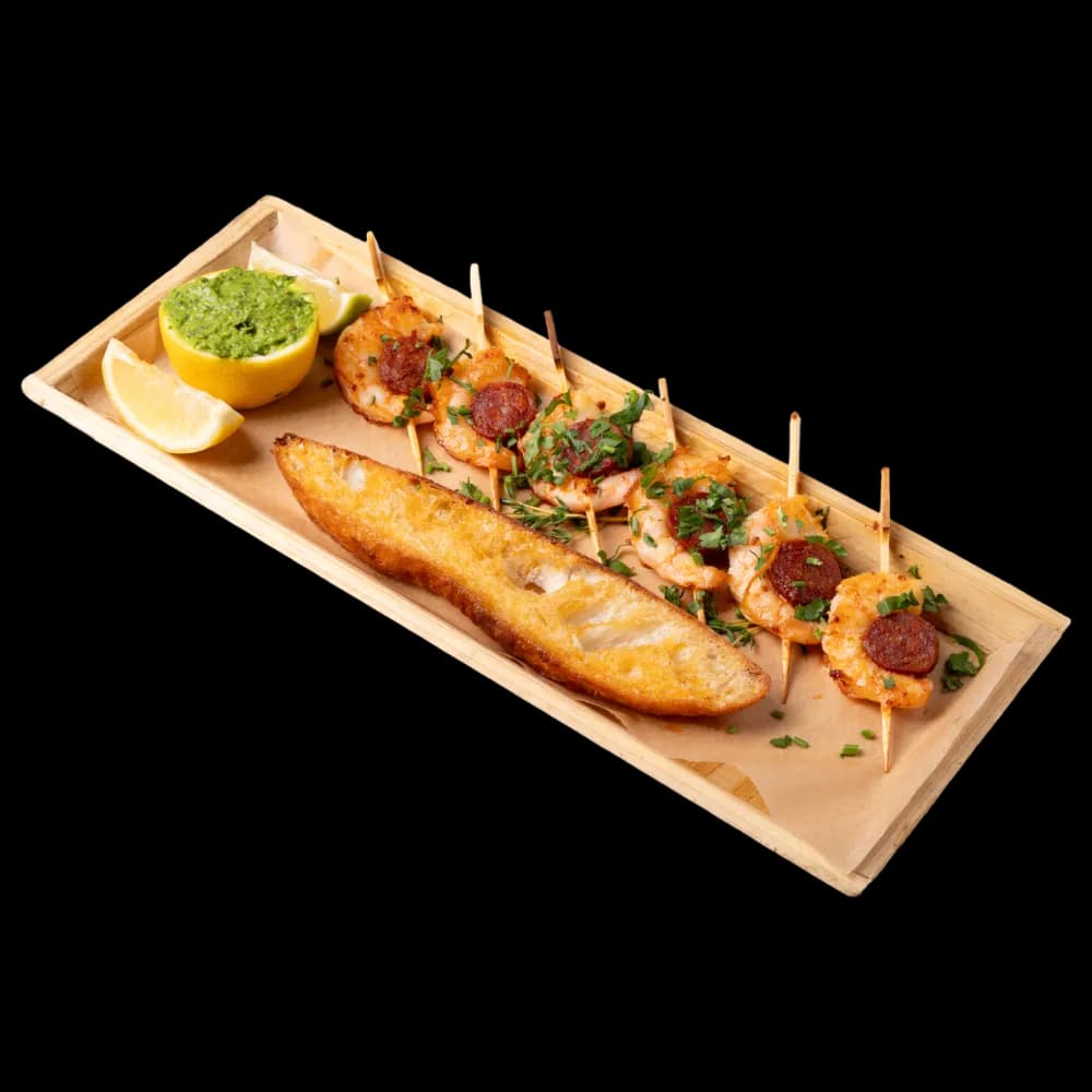Krewetki z Chorizo