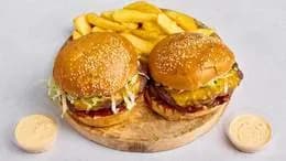 2x Chesseburger+Frytki