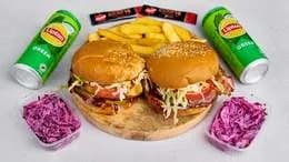 2x BbqBurger+Zestaw