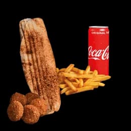 Rollo Wegetariańskie (małe), frytki, Coca Cola 0.33l