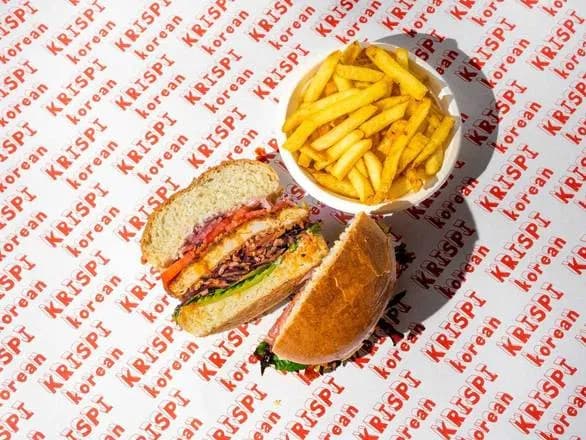 Chicken Cheese Burger Set