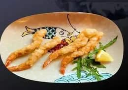 Krewetki tygrysie w tempurze 4szt.