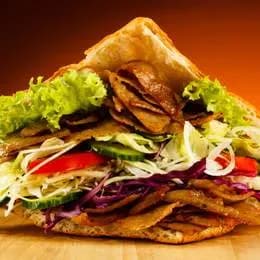 Kebab gruby z kurczakiem XL