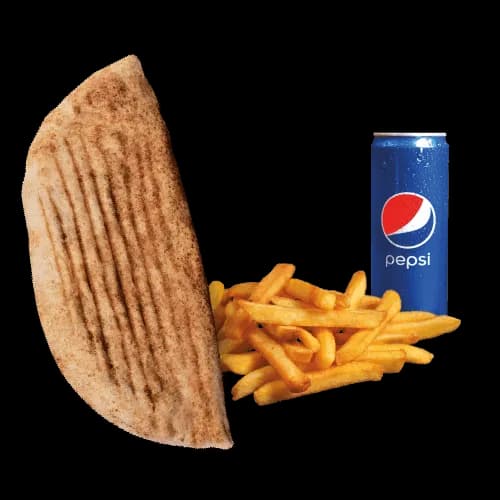 Rollo Kebab Amerykańskie (średnie), frytki, Pepsi 0.33l