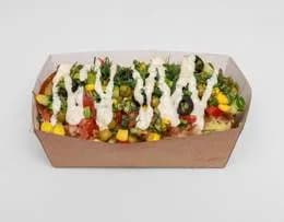 Faszerowany ziemniak z kurczakiem