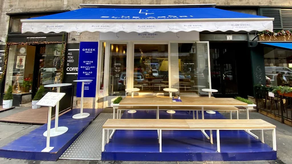 Blue Agori Madach Greek Street Food Bar