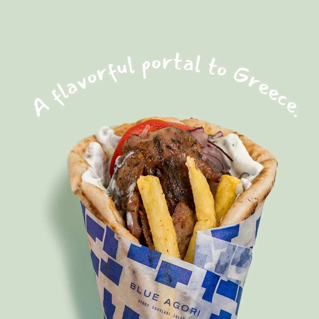 Blue Agori Madach Greek Street Food Bar