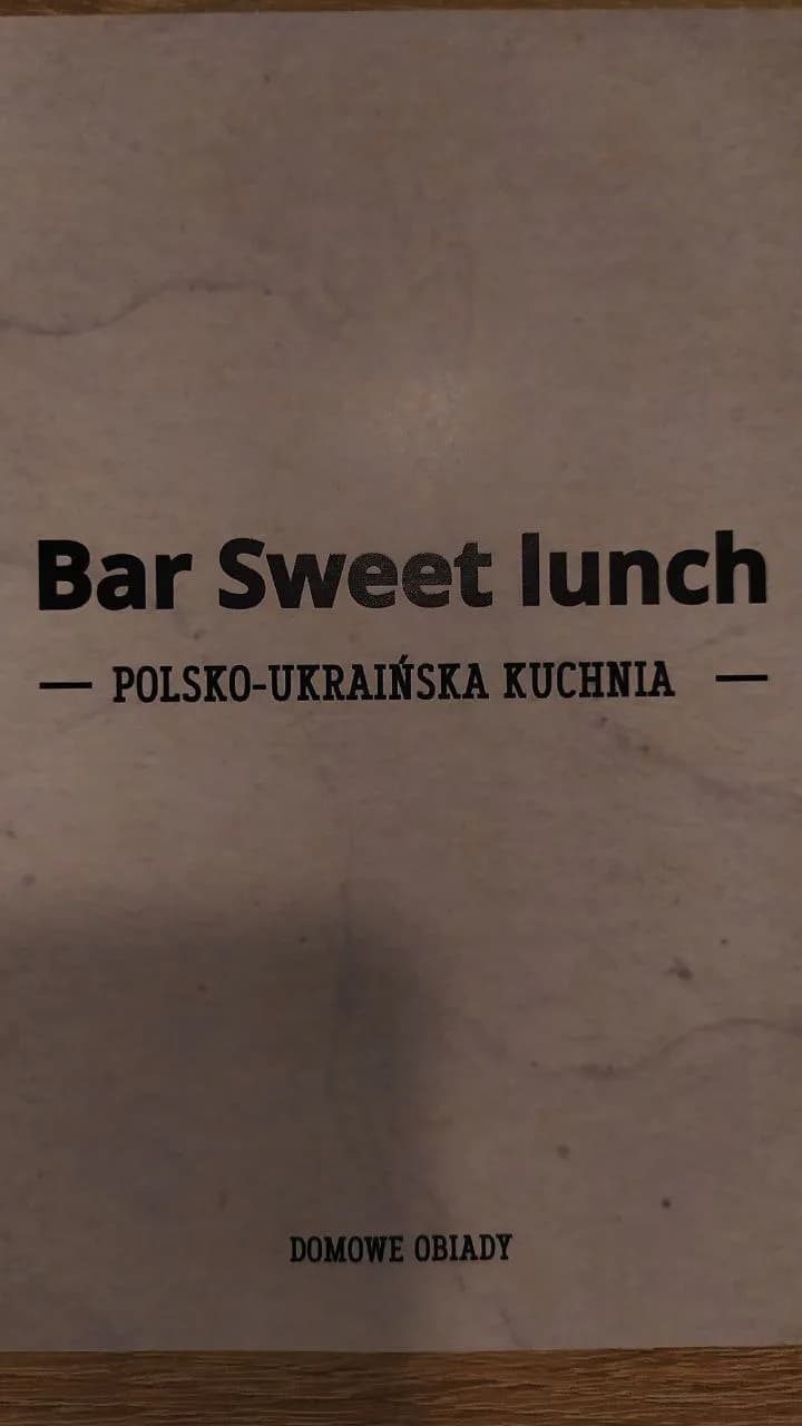 Bar Sweet lunch