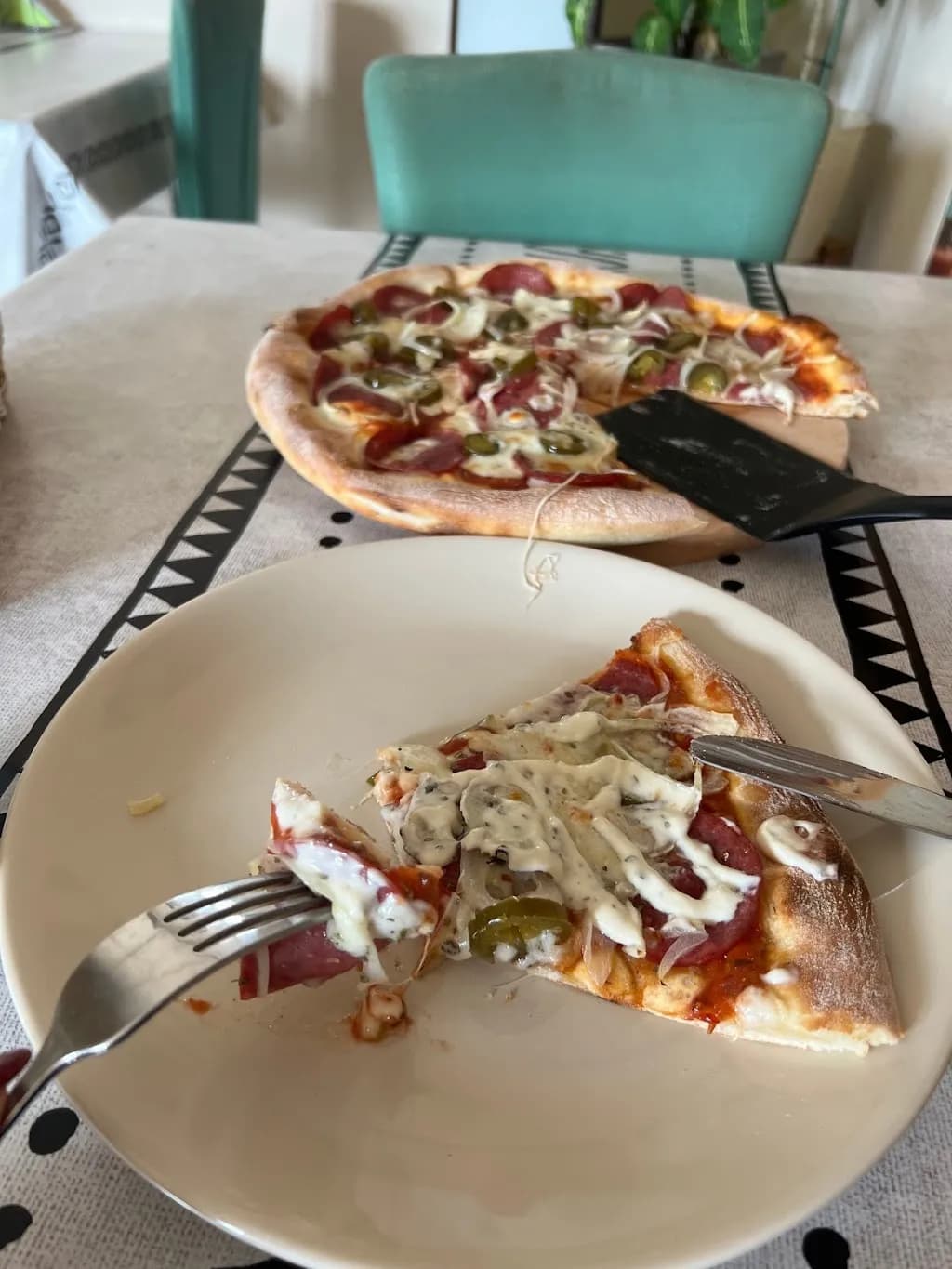 Pizza w Dechę