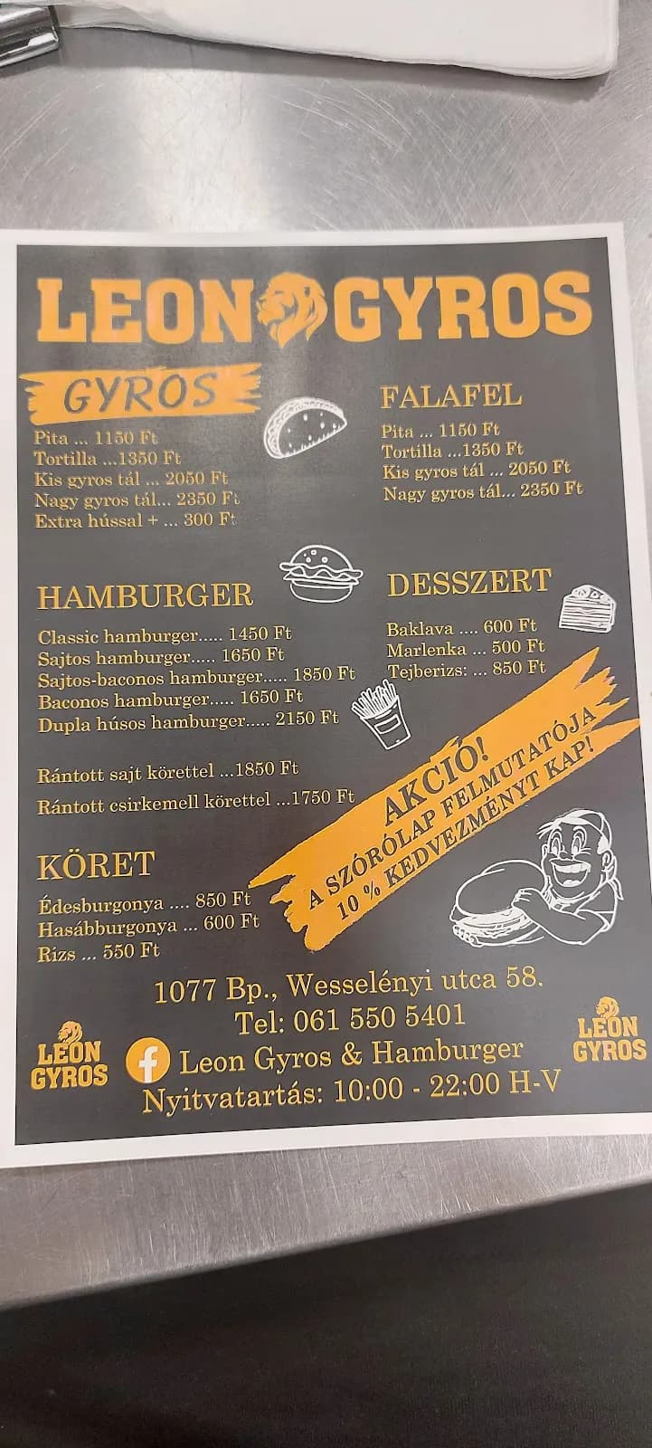 Leon Gyros & Hamburger