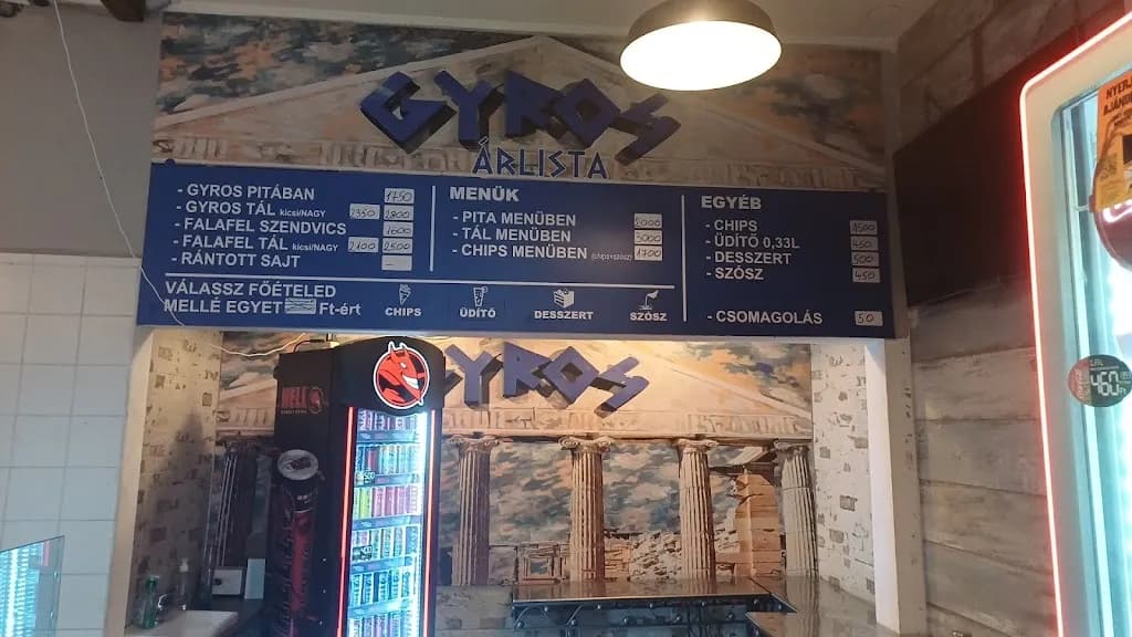 Gyros & chips Greek food