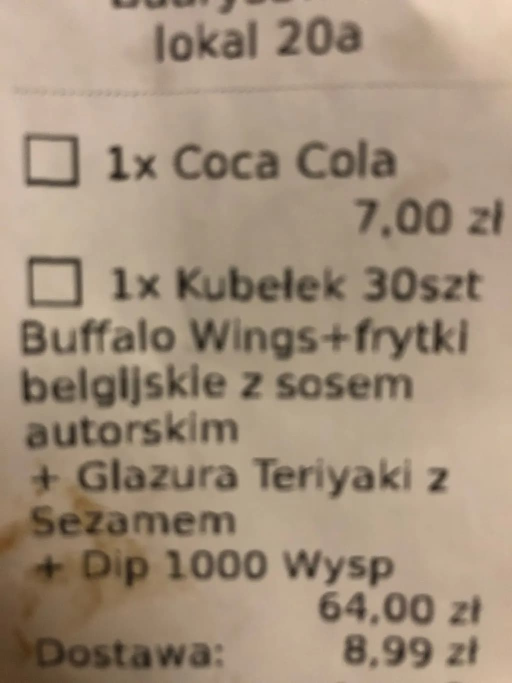 Warsaw buffalo wings
