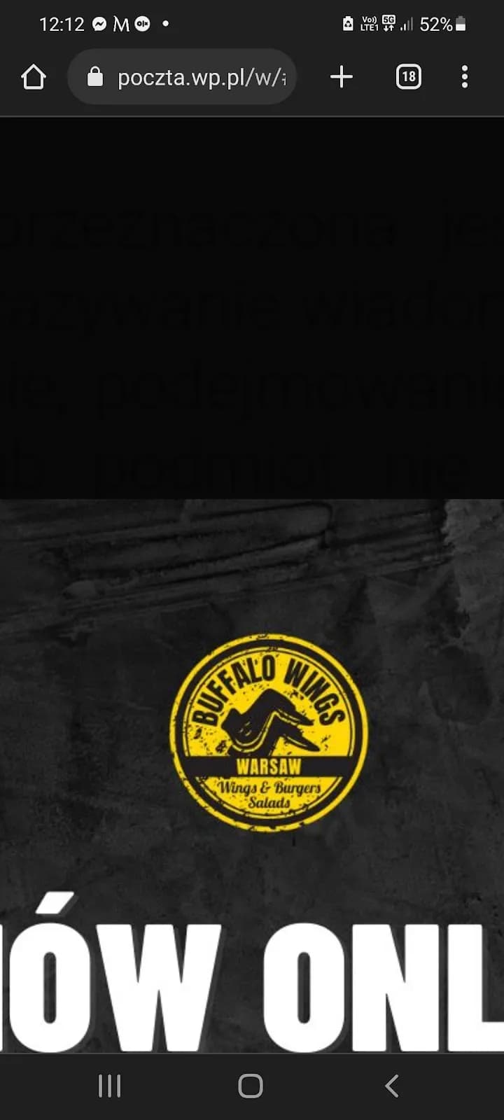 Warsaw buffalo wings