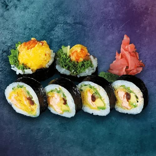 Sake Tempura Futomaki 6 pcs