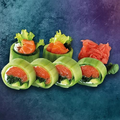 Kyuri Sake Maki 6 pcs