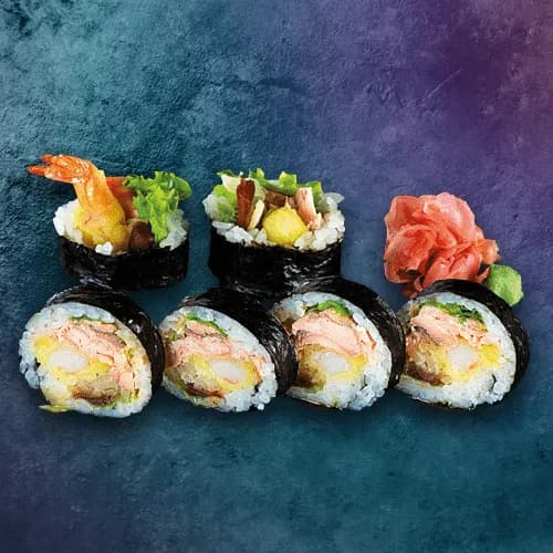 Ebi Ten Sake Yaki Futomaki 6 pcs