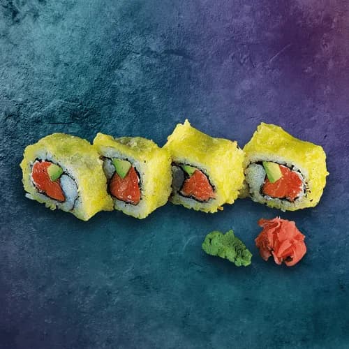 California Sake Tempura Maki 4 pcs
