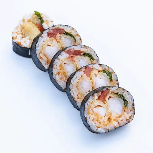 Futomaki with prawn in tempura (5 pcs/180g)