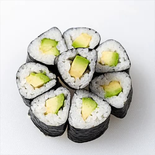 Mini sushi roll with avocado (8 pcs/110g)