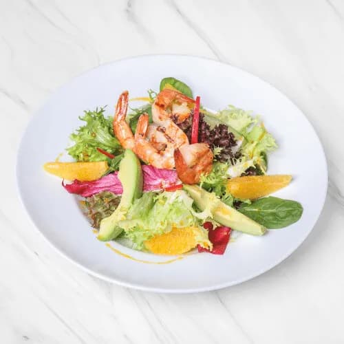 Salad con gamberetti