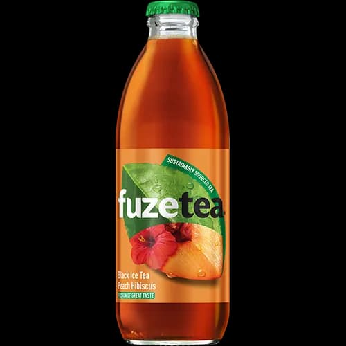 FuzeTea Black Ice Tea Peach Hibiscus 0,25l