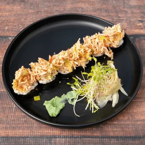 Futomaki with crab salad