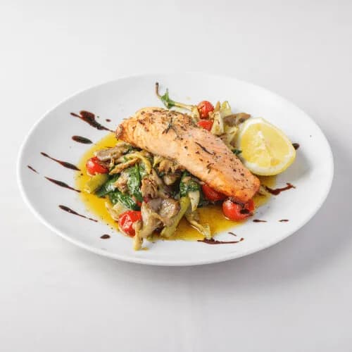 Salmon fillet from the oven