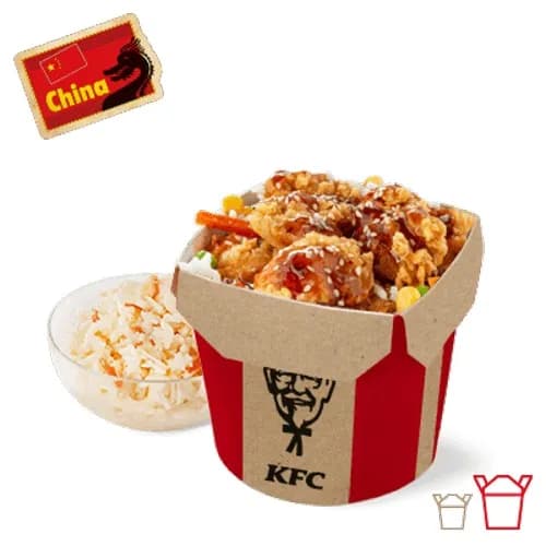 Zestaw Ryż i Bites Sweet Chilli Grande