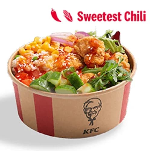 Sweetest Chilli Poke Bowl z bitesami i sałatą