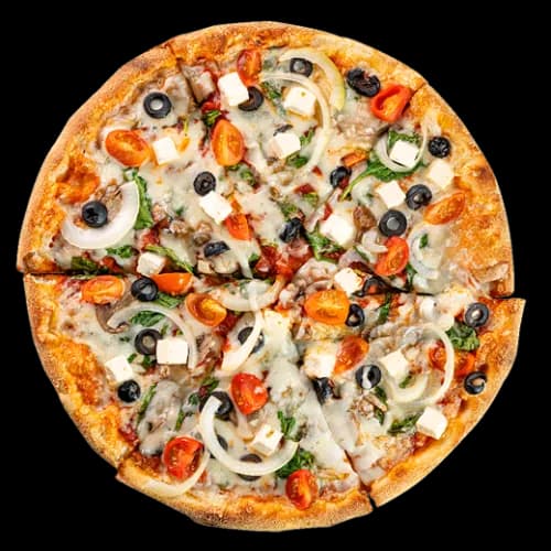 Pizza Veggy Greek Style