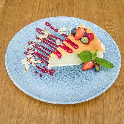 White chocolate cheesecake