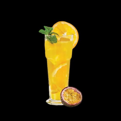 Orange and passion fruit lemonade