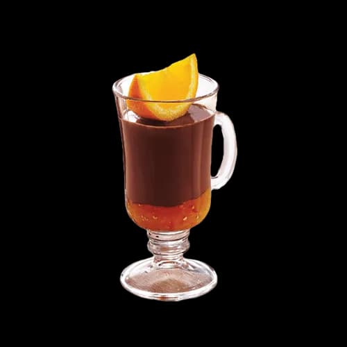 Slightly bitter chocolate with orange and ginger