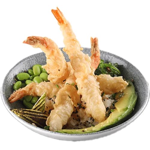 Sushi Bowl z krewetkami w tempurze 80g/20gg