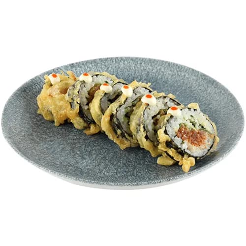 Futomaki w tempurze z tatarem z tuńczyka