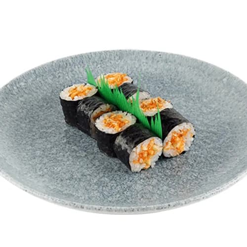 Hosomaki z chrupkami w tempurze