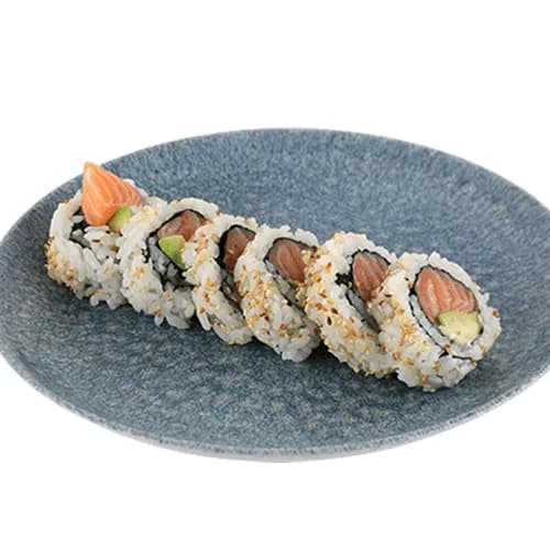 Uramaki California z łososiem