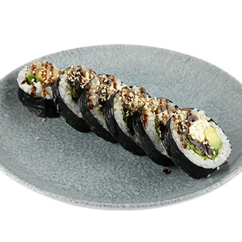 Futomaki ze smażonym tofu i sosem teriyaki vegan 6 szt.