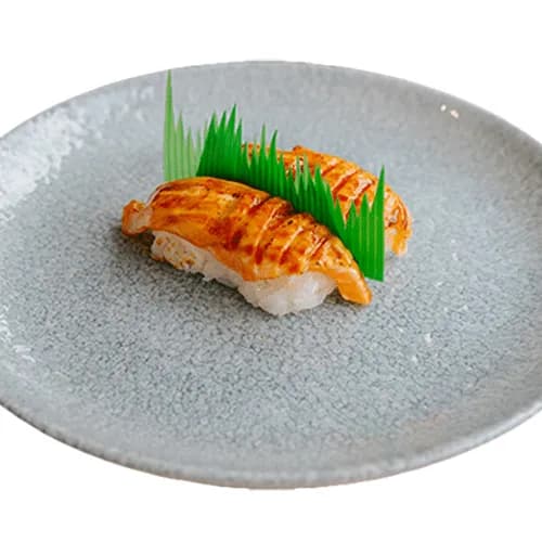 Nigiri z łososiem teriyaki