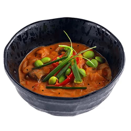 Kokosowa zupa rybna z czerwonym curry