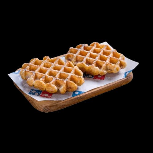 Belgijskie gofry z cukrem pudrem - NOWOŚĆ