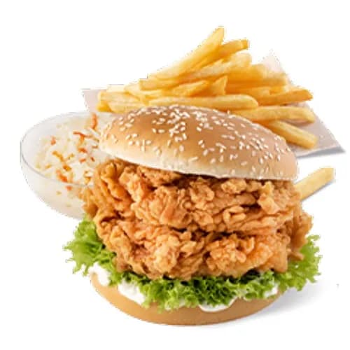 Zinger Burger Podwójny Menu