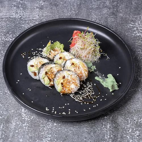 Futomaki baked with butterfish