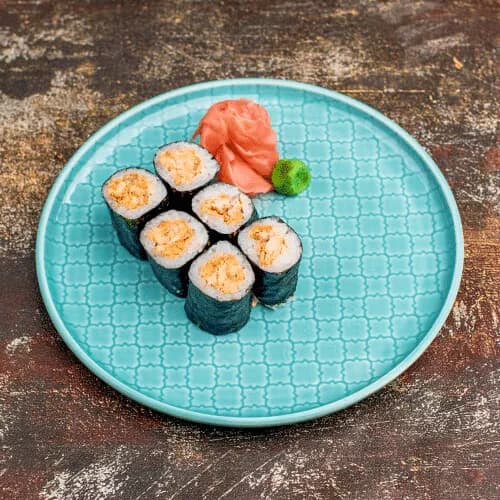 Baked salmon Hosomaki