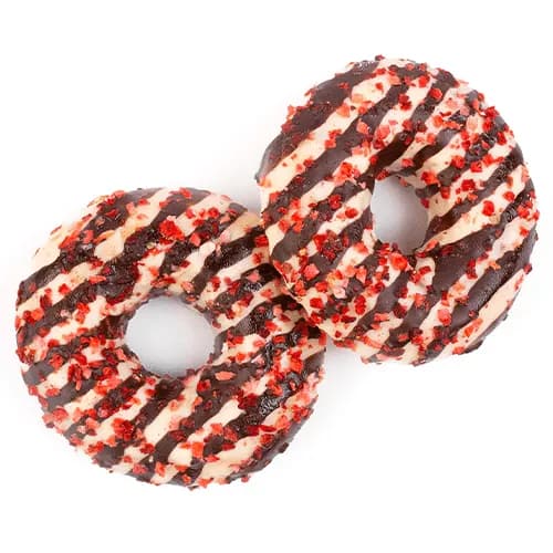 Donut with strawberry filling