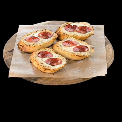 Pieczywo czosnkowe z serem i pepperoni