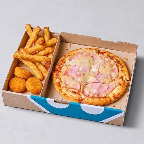 Pizza Prosciutto + 2 Optionen