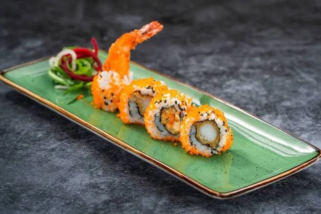 Ebi Tempura Rollen (8 Stück)